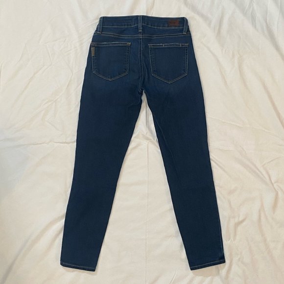 PAIGE Verdugo Crop Skinny Leg Denim | Women's Size 25 | Medium Wash - Picture 3 of 8